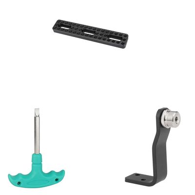 CAMVATE Camera Long Cheese Plate + 5/8'' Male to 1/4'' Female + Straight Screwdriver Assembly Tool