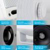 Pyle 3-Way 200W Outdoor Speakers and Bluetooth Stereo Amplifier Bundle view 3