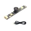 Lizusidtsy 5MP USB Camera Module 160 Degree Wide Angle OV5640 2592X1944 Fixed Focus Free Drive for Security Monitoring, Black, 500328259 view 1