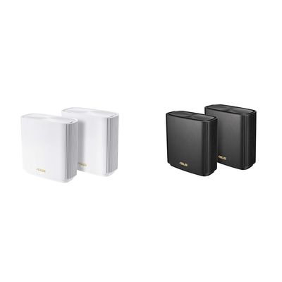ASUS ZenWiFi AX6600 & AX7800 Tri-Band WiFi 6 Mesh System, Whole Home Coverage up to 5700 sq ft & 6+ Rooms, Lifetime Security