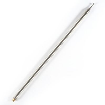 Lizusidtsy 1Pcs 5.6M 201 Stainless Steel Whip Antenna Pull Rod for HF Radio Positive V Antenna GP Antenna DIY M10 Spare Parts, Silver, 500354558