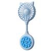 FUFUYING Creative Suction Cup Install Small Fan Lazy Outdoor Home USB Rechargeable Desktop Mini Portable Small Fan for Gift,Blue view 1