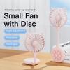 FUFUYING Creative Suction Cup Install Small Fan Lazy Outdoor Home USB Rechargeable Desktop Mini Portable Small Fan for Gift,Blue view 2