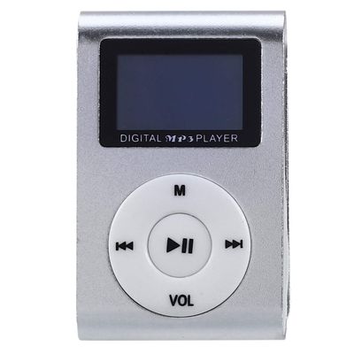 Lizusidtsy Mini USB Clip MP3 Player Video Screen Support 32GB Micro-SD TF Card, 091649