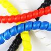 Spiral Protector 1 Meter Wire Tube Wrap Spiral Winding Colorful Pipe Cover Protector Line Protection Spiral Wrap Cable Wire Cable Organizer Sleeve Wraps Cable(ID 8mm Blue) view 2