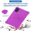 AKNICI Case for TECLAST T65 Max Tablet 13 Inch, Soft Silicone Heavy Protective Cover with Adjustable Kickstand for TECLAST T65 Max Tablet 13 Inch, Purple view 4