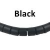 ELLANA Spiral Protector 1 Meter 10 Meters Line Cable Pipe Organizer 35mm Spiral Wrap Winding Protection Wire Protector Cover Tube Wraps Cable(Black 35mm,1 Meter) view 2