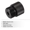 MECCANIXITY Microphone Stand Adapter 5/8-27 Male to 1/4-20 Female Camera Screw Thread Adapter for Microphone Tripod Stand Black 4 Pcs view 3