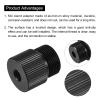 MECCANIXITY Microphone Stand Adapter 5/8-27 Male to 1/4-20 Female Camera Screw Thread Adapter for Microphone Tripod Stand Black 4 Pcs view 4