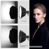 24''/60CM Folding Quick Set-up Octagon Softbox with Bowens Mount,Honeycomb Grid,Diffuser and Carrying Bag for Studio Photo Flash Speedlight,Video Light,Compatible with Camera Flash Lights view 2