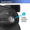 Lasko 12" 289 CFM Pivoting Utility Fan and MyCool Mini USB Desk Fan with AC Adapter and USB Cable view 4