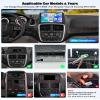 4+64G 8-Core Car Stereo for Dodge Grand Caravan 2011-2020 Chrysler Town & Country 2011-2016 with Wireless CarPlay Android Auto 9" IPS Touchscreen Android Car Radio Bluetooth, DSP, GPS, Backup Camera view 2