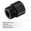 MECCANIXITY Microphone Stand Adapter 5/8-27 Male to 3/8-16 Female Camera Screw Thread Adapter for Microphone Tripod Stand Black 4 Pcs view 3