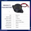 Geiserailie 15 Pcs DC 3-24V 95 dB Electronic Buzzer Active Piezo Buzzer Alarm Sounder Continuous Sound Beep, Black view 3