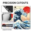 Amazon Kindle Fire 7 Case - 2019/2017 Release 9th/7th Generation, PU Leather Adjustable Stand Shockproof Smart Cover with Auto Wake/Sleep, Sea of Japan view 2
