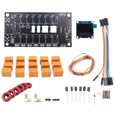 Lizusidtsy Mini ATU-100 Antenna Tuner 1.8-50MHz Automatic Antenna Tuner +OLED Firmware Programmed Amplifier Receiver DIY Kit, Black, 500122971A1