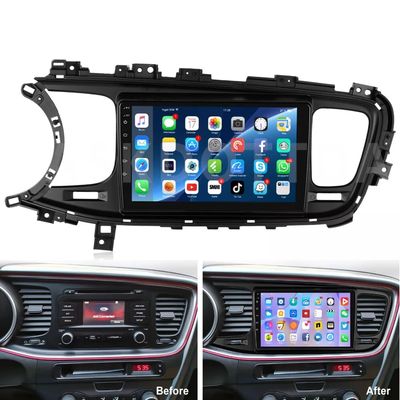 9 Inch Android 13 Car Stereo for Kia Optima 2011-2015 Touch Screen Car Radio GPS Navigation Multimedia MP5 Player Support AHD Camera Carplay/Android Auto 2GB+32GB (for 32G)