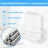 Rimous Metal Wall Mount for eero Max 7 Mount Easy to Install - Heavy-Duty Wall Bracket for eero Max 7 Wall Mount Holder with Cable Ties for Space Saving view 4