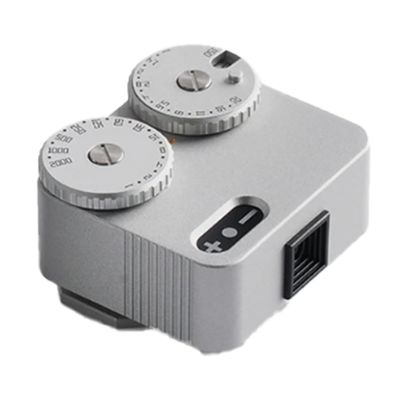 Lizusidtsy Light Meter II Cold Shoe for DSLR Film Camera Light Meter 12 Shutter Speed Photography Parts Accessories (Silver), 500701560A2