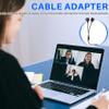 Lizusidtsy RJ45 1 Male to 2 Female Ethernet Splitter Cable for Super Cat5, Cat6, Cat7 LAN Ethernet Network Extension Cable Adapter, black, 502596 view 4