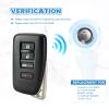 NorthAmerica Remote Smart Car Key Remote Control 231451-0010 Board Replacement for 2016-2020 RX350/2016-2020 RX450h HYQ14FBB (1) view 3