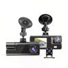 XRC TECH 3 Lens WiFi Dash Cam for Cars 2 Inch Car DVR with Rear View Camera for Vehicle1080P Front Inside and Rear Camera Night Vision Loop Recording Video Recorder, black view 1