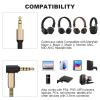 Gneinour Major 3 Cable with Microphone Compatible with Marshall Major II, Major III, Major IV, Major V, Monitor II Active Noise Canceling Headphone, 5-7.5ft view 2