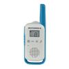 Motorola Solutions, Portable FRS, T114, Talkabout, Two-Way Radios, Battery Operated, 22 Channel, 16 Mile, White/Blue, 4 Pack view 4