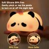 Cute Duck Lamp,Fun Lying Flat Duck Panda Night Light,LED Squishy Animal Novelty Lamp,Toddler Baby Night Light for Kids,Nursery Touch Kawaii Lamp Room/House Dcor Nursery Nightlight for Breastfeeding view 3
