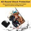 Case for iPad Air (A16) 11-inch 2025 & iPad 10th Gen 10.9-inch 2022, Slim Multi-Angle Stand Folio Cover with Auto Wake/Sleep, Shockproof PU Leather Lightweight Protective Case, Cute Highland Cows view 3