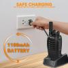 Retevis H-777 2 Way Radios(10 Pack) Bundle with Six-Way Charger(1 Pack),Walkie Talkies with Earpiece,Rechargeable Long Range Two Way Radio,Shock Resistant, Emergency Alarm view 3