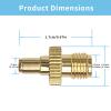 Maswell TS9 Male to SMA Female Adapter Gold-Plated SMA to TS9 Antenna Adapter 1 connetor RF Coaxial Connector Compatible with 4G 5G Routers, High-Gain LTE Antennas view 2