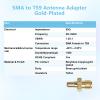 Maswell TS9 Male to SMA Female Adapter Gold-Plated SMA to TS9 Antenna Adapter 1 connetor RF Coaxial Connector Compatible with 4G 5G Routers, High-Gain LTE Antennas view 3