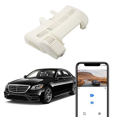 Fitcamx 4K Dash Cam Adapts for Mercedes-Benz S-Class 2013-2020 S400 S450 S550 S550e S560 S560e S600 Sedan Coupe Hybrid (HD2-6138/W221), OEM Look, Loop Recording WiFi, G-Sensor, Easy to Set, 64GB Card