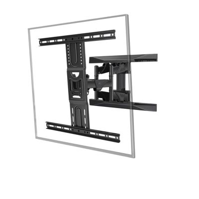 AVXANKTG P6 Full Motion 45-75 Inch TV Wall Mount Flat Panel LED LCD Display Screen Mount Bracket MAX.VESA 600x400mm Load 45.5kg