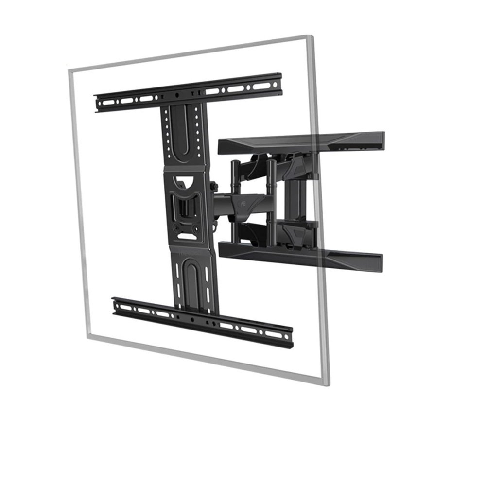 AVXANKTG P6 Full Motion 45-75 Inch TV Wall Mount Flat Panel LED LCD Display Screen Mount Bracket MAX.VESA 600x400mm Load 45.5kg