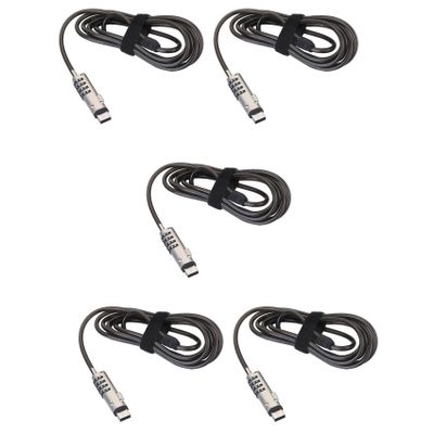 Nuhikap 5X USB Password Lock Computer Lock Password Protection Anti-Theft Lock Universal Laptop Computer Password Lock