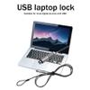 Nuhikap 5X USB Password Lock Computer Lock Password Protection Anti-Theft Lock Universal Laptop Computer Password Lock view 2