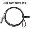 Nuhikap 5X USB Password Lock Computer Lock Password Protection Anti-Theft Lock Universal Laptop Computer Password Lock view 3