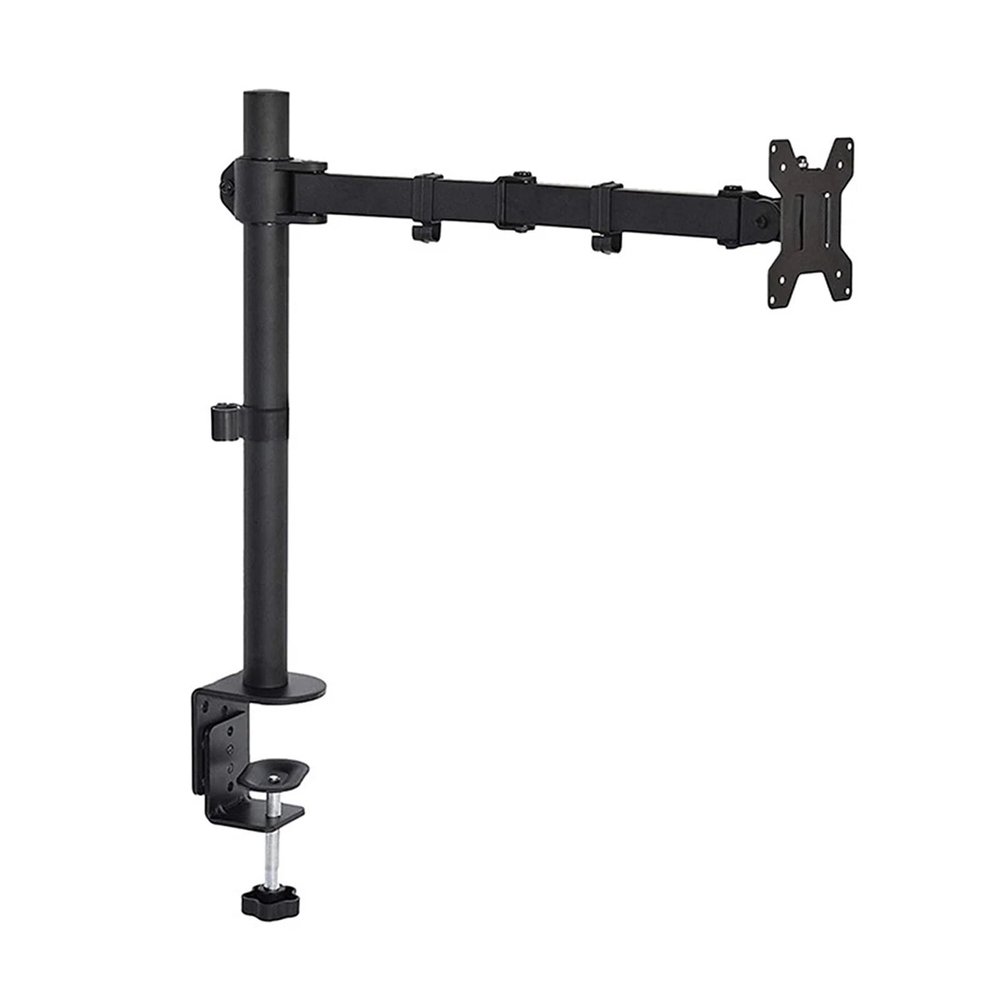 WPTGODGB Single/Dual Monitor Desk Stand Supports Monitors up to 19.84 lbs. Adjustable Height and Angle arm for 17 to 32-inch Screens(Single)