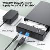 3.5 Hard Drive Enclosure, USB 3.0 Internal/External Hard Drive Case for 3.5/2.5 inch SATA HDD Up to 20TB Data Recovery Kit Support UASP with 12V 24W Power Adapter view 4