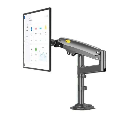AVXANKTG H100 22-35 Inch Monitor Stand Arm Gas Spring Full Motion LCD TV Mount 2-12kg Double Arm Clamp Bracket(H100)