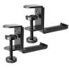 APPHOME Foldable Headphone Stand Hanger Holder, Space-Saving Aluminum Soundbar Stand(Black-2PC & Pink-1PC) view 2