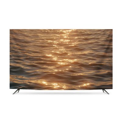 22-80 Inches TV Cover Art Abstract Patterns Dust Proof TV Screen Protector For LCD LED Indoor Bedroom Living Room Decor Television Dust Cover(Size:75in,Color:A)
