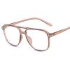 KrrNFYSG Stylish Eyewear Frame Anti-blue Glasses Comfortable Lightweight Universal Eyewear Frames Not Easily Scratched Eyewear Frames, Coffee view 1