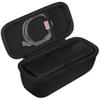 BOVKE Carrying Case Compatible with Sonos Roam 2 Portable Waterproof Bluetooth Wireless Speaker, Roam 2 Bluetooth Speaker Holder with Mesh Pocket for Charging Cables Accessories, Black+Black view 1