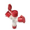 AZAZFC Industrial Aviation Plug Connector 4-core 16A Waterproof Explosion-Proof Multifunction Dividing into Three Aviation Plugs view 1