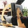 ZGFUSVFD Portable Laptop Desk, Laptop Stands with Folding Function, Laptop Stand for Bed Sofa Floor Car Seat, for Working, Eating, and Play Game view 2