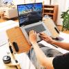 ZGFUSVFD Portable Laptop Desk, Laptop Stands with Folding Function, Laptop Stand for Bed Sofa Floor Car Seat, for Working, Eating, and Play Game view 4