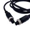AZAZFC GX12 Cable connectors Female to Female 2 pin 3 pin 4 pin 5pin 6pin Butt Joint Extension Cable Plug 2m M12 Line(2P) view 2